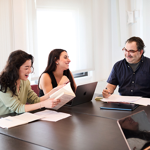 Students talking with a professor. Links to Gifts by Will wills.jpg